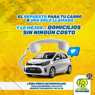 ¡Asegura el buen estado de tu vehículo en 2025! 🚗🔧 Pide tus repuestos ahora y recibe el domicilio gratis 📦🏠. ¡Haz tu pedido hoy mismo! ✨